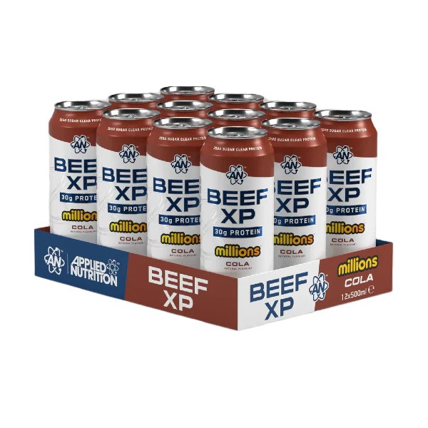 Applied Nutrition Beef XP Cans, Millions Cola - 12 x 500 ml,