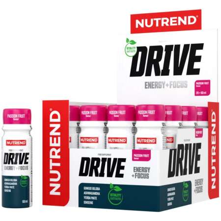 Nutrend Drive Shot, Passion Fruit - 20 x 60 ml,