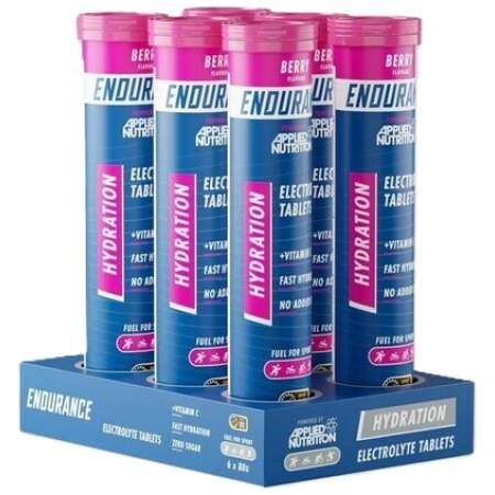 Applied Nutrition Endurance Hydration Electrolyte Effervescent Tablets, Berry - 6 x 20 tabs
