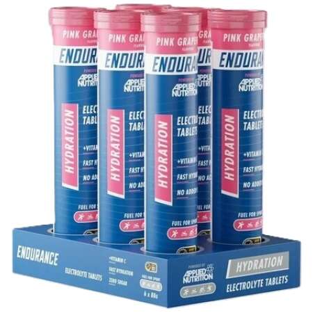 Applied Nutrition Endurance Hydration Electrolyte Effervescent Tablets, Pink Grapefruit - 6 x 20 tabs