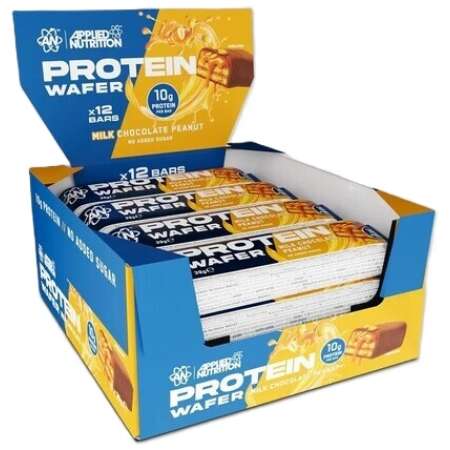 Applied Nutrition Protein Wafer, Milk Chocolate Peanut - 12 x 39g