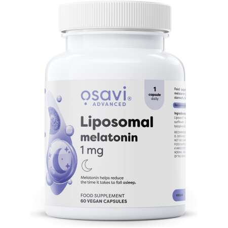 Osavi Liposomal Melatonin, 1 mg - 60 vegan caps