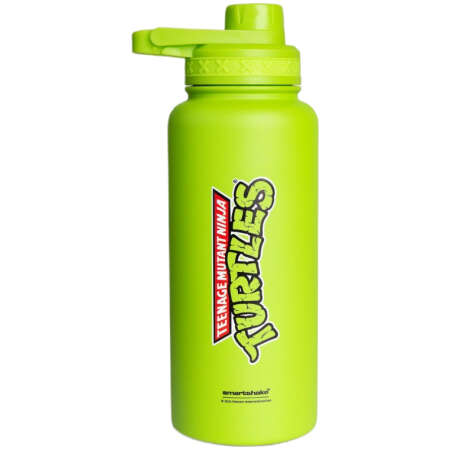 SmartShake Bohtal Insulated Sports Bottle - TMNT, Classic Logo Green - 960 ml,