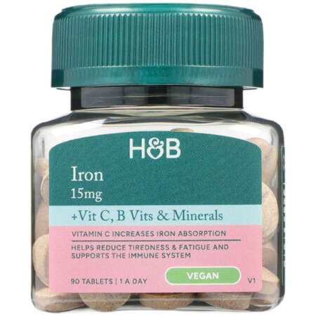 Iron, 15mg with Vitamins & Minerals - 90 tablets