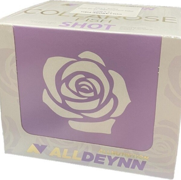 Allnutrition AllDeynn Collarose Fish Shot, Orange Cherry - 12 x 80 ml,