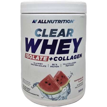 Allnutrition Clear Whey Isolate + Collagen, Watermelon - 500g