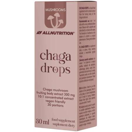 Allnutrition Mushrooms Chaga Drops, 300mg - 30 ml,