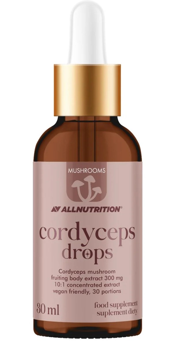 Allnutrition Mushrooms Cordyceps Drops, 300mg - 30 ml,