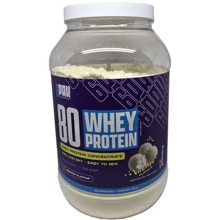 6PAK 80 Whey Protein, Vanilla - 2000g