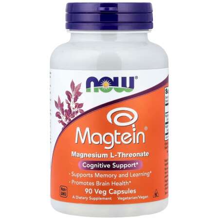 NOW Foods Magtein Magnesium L-Threonate - 90 vcaps