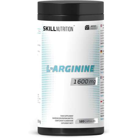 Skill Nutrition L-Arginine, 1600mg - 120 vegan caps
