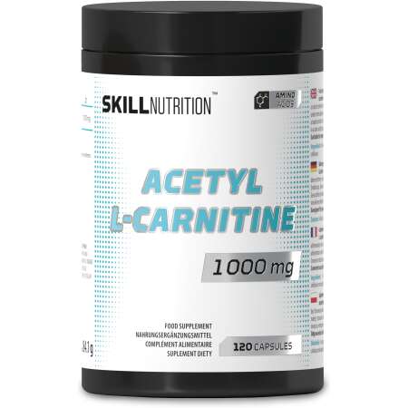Skill Nutrition Acetyl L-Carnitine, 1000mg - 120 vegan caps