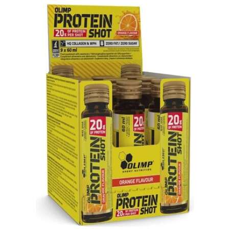 Olimp Nutrition Protein Shot, Orange (EAN 5901330099892) - 9 x 60 ml,