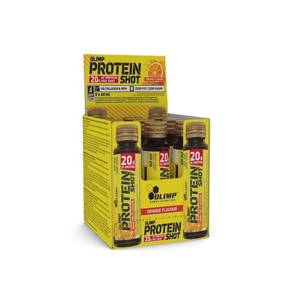 Olimp Nutrition Protein Shot, Orange (EAN 5901330099892) - 9 x 60 ml,