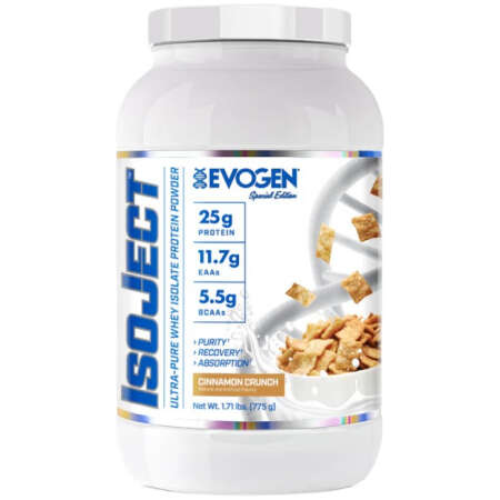 Evogen IsoJect, Cinnamon Crunch (EAN 810121056691) - 775g