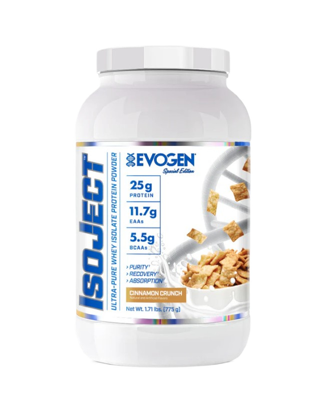 Evogen IsoJect, Cinnamon Crunch (EAN 810121056691) - 775g