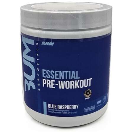 Raw Nutrition CBUM Essential Pre-Workout, Blue Raspberry - 276g