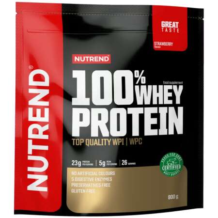 Nutrend 100% Whey Protein, Strawberry - 800g