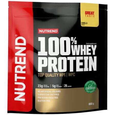 Nutrend 100% Whey Protein, Vanilla - 800g