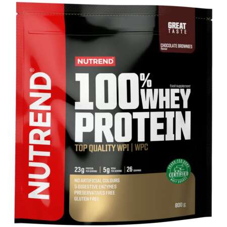 Nutrend 100% Whey Protein, Chocolate Brownies - 800g