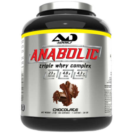 Addict Sport Nutrition Anabolic Triple Whey Complex, Chocolate - 2000g