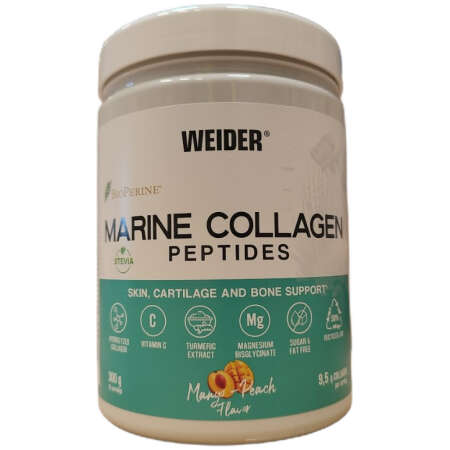 Weider Marine Collagen Peptides, Mango-Peach - 300g