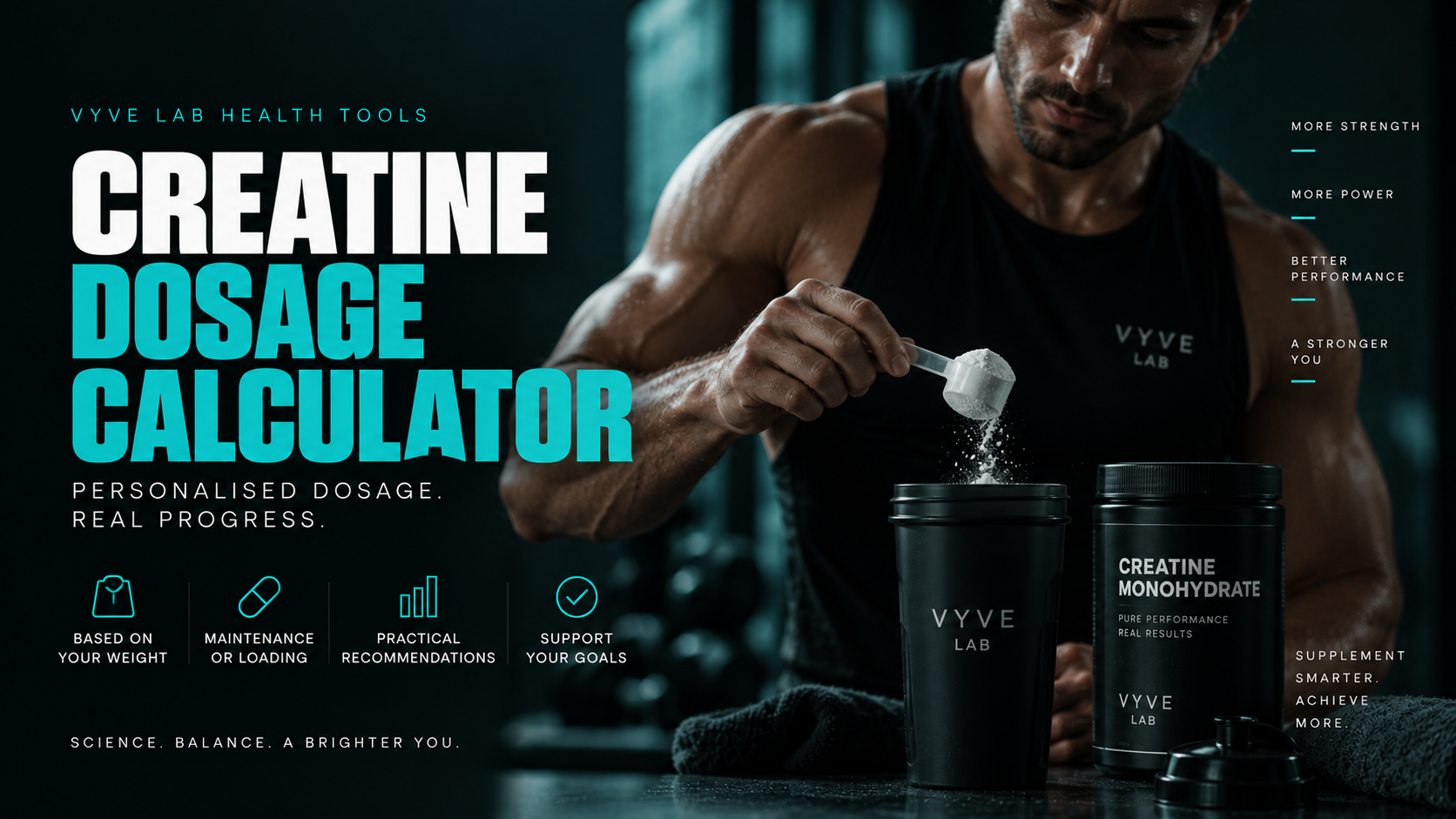 Creatine dosage calculator