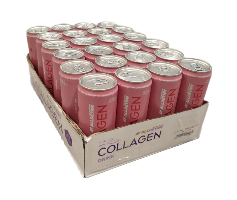 Allnutrition AllDeynn Collagen Drink, Peachini - 24 x 330 ml.