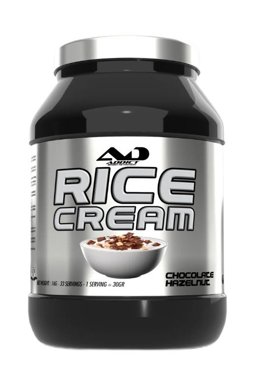 Addict Sport Nutrition Rice Cream, Chocolate Hazelnut - 1000g