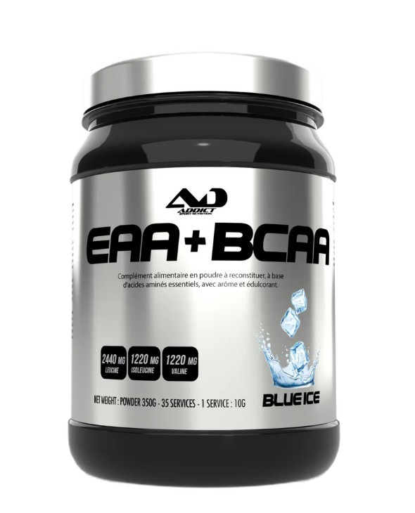 Addict Sport Nutrition EAA+BCAA, Blue Ice - 350g