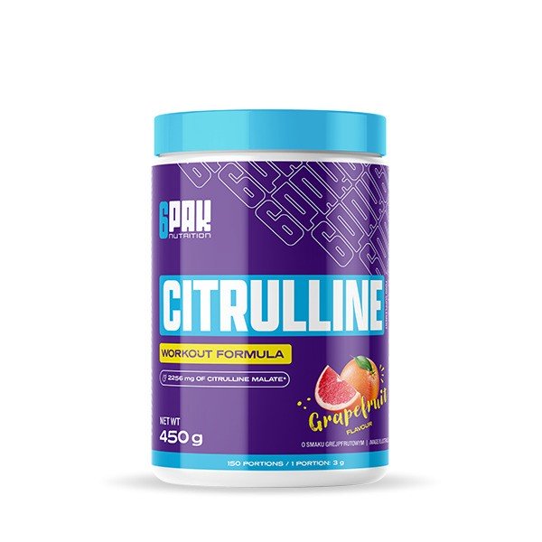 6PAK Citrulline, Grapefruit - 450g