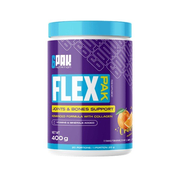 6PAK Flex Pak, Orange - 400g