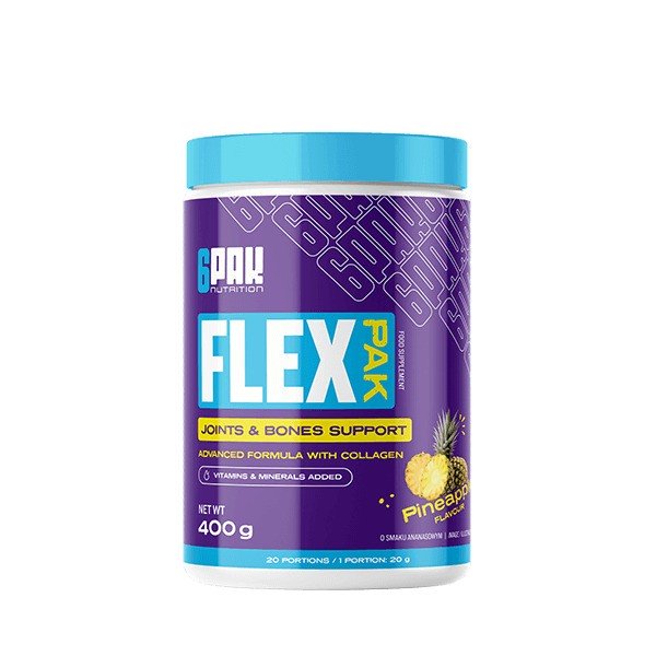 6PAK Flex Pak, Pineapple - 400g