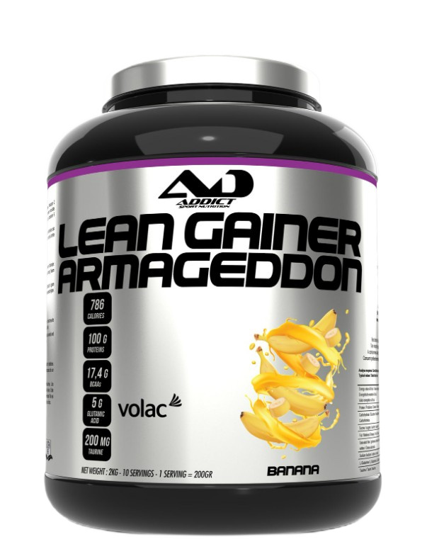 Addict Sport Nutrition Lean Gainer Armageddon, Banana - 2000g